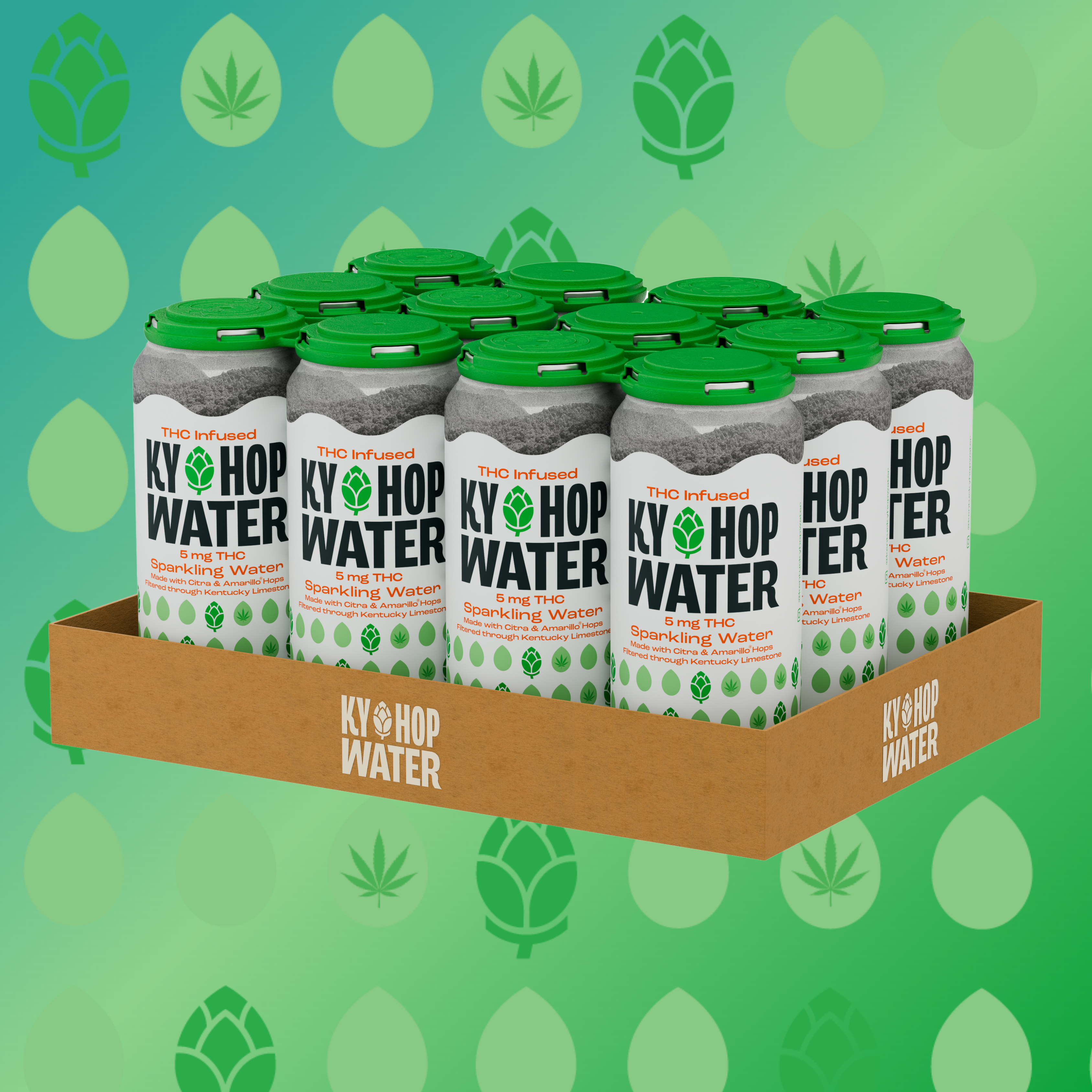 THC-Infused Original Kentucky Hop Water (5mg)