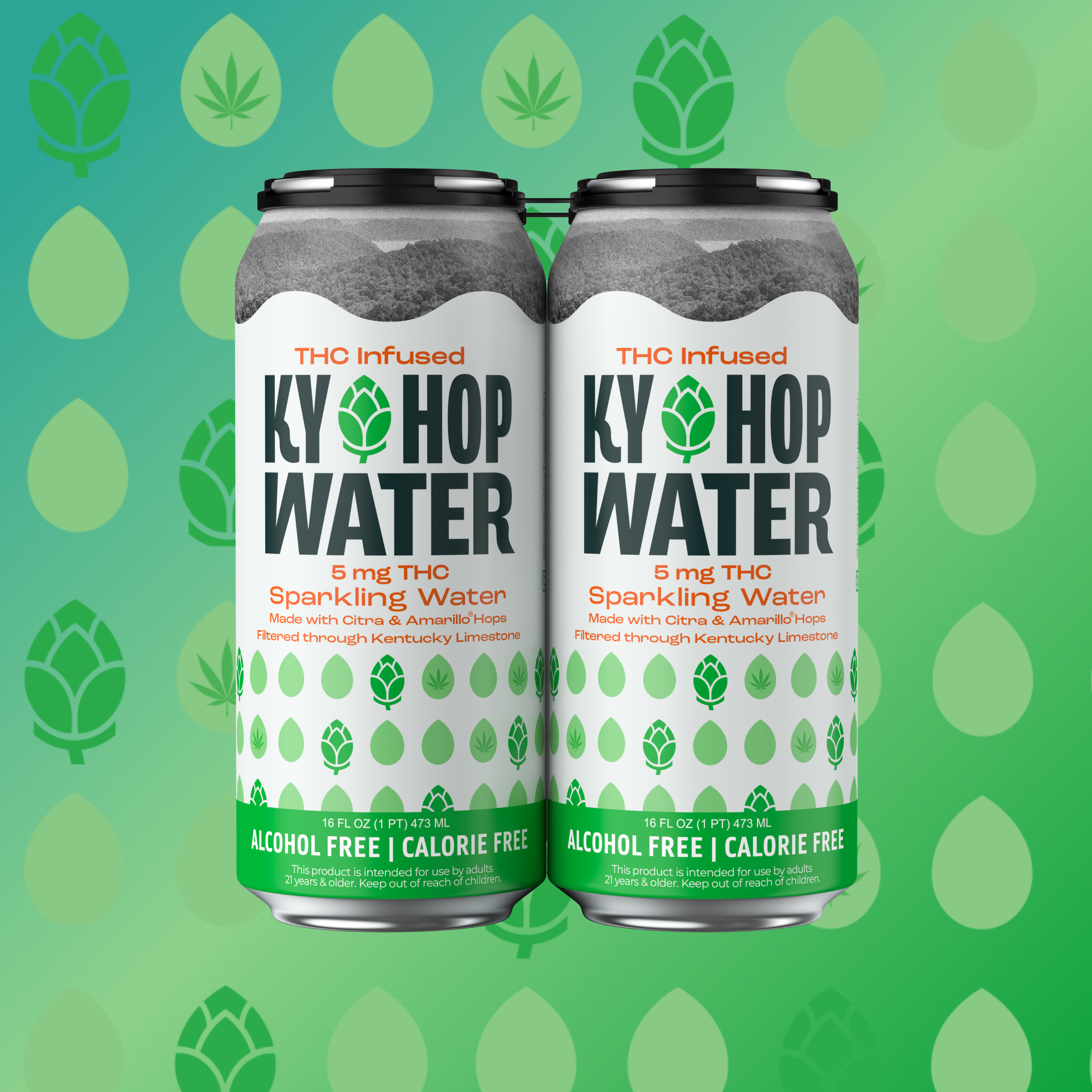 THC-Infused Original Kentucky Hop Water (5mg)